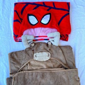 Kids hooded towels